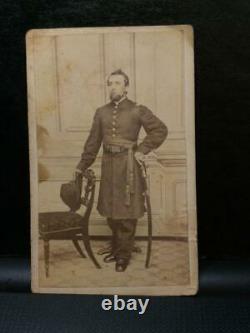 0528-1863 Civil War Lt Noah S. Miller CDV 142nd PA Inf Somerset County PA