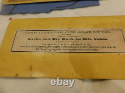 116 Steroview Photos Niagara Fall Erie Canal & Maple Sugar 3 Cards Civil War Era
