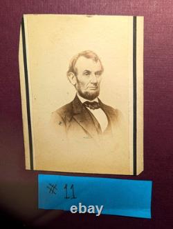 #11 1865 Abraham Lincoln Mourning card Union Case Littlefield, Parsons & Co