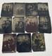 11 Antique Tintype Photographs 1800s Portraits Civil War Era