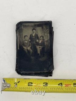 11 Antique Tintype Photographs 1800s Portraits Civil War Era