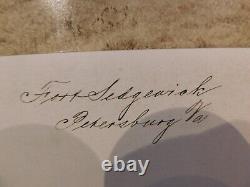 125 Fort Sedgwick Petersburg Civil War Battlefield Photo 1870's What Difference