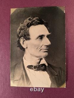 #12 Abraham Lincoln 1860 Silver Print. From Original negative