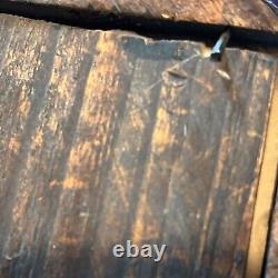 14 Antique 1800s Civil War Photo Elderly Woman Bonnet Cape + Wood Frame Glass