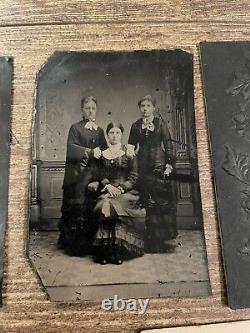14 Antique Tintype Collection Lot Civil War Indian War Era Soldier Gay Interest
