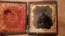 17th Infantry Enlisted Civil War Tintype