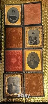 1800's Ambrotype 1/9 Plate 4 In Total