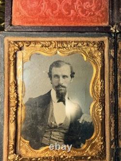 1800's Ambrotype 1/9 Plate 4 In Total