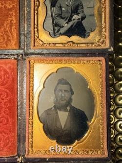 1800's Ambrotype 1/9 Plate 4 In Total