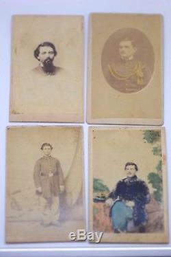 1800's CDV Photo's James R. Smith / George A. Shane Family Civil War Album