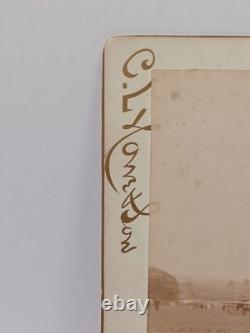 1800's Cabinet Card Brattleboro Vt Lt Artillery Regiment Civil War RRP 163