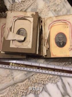 1800's Civil War Photograph/ Tintype/ CDV Albums Provenance NotesSET/32 pics