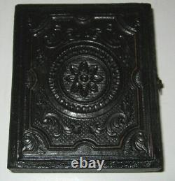 1800's TINTYPE IN VELVET CASE! Photograph Civil War Era Ambrotype Daguerreotype