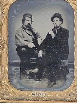 1800s Tin Type Photo Picture From Civil War Era. RARE