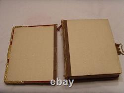 1800s antique civil war era family with 26 photos album velvet gold tone 46146