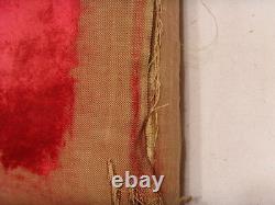 1800s antique civil war era family with 26 photos album velvet gold tone 46146