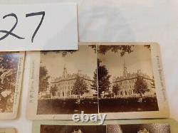 183 Stereo Views Oberlin Ohio Photo Group Pre Civil War Circa 1800's 6 Views