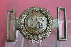 1850-1865 Civil War Georgia Confederate Belt Buckle Original See Photos Dig