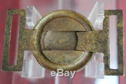 1850-1865 Civil War Georgia Confederate Belt Buckle Original See Photos Dig