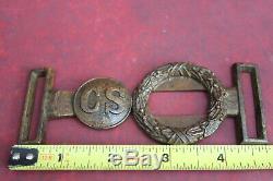 1850-1865 Civil War Georgia Confederate Belt Buckle Original See Photos Dig