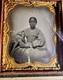 1850s Civil War Era Ambrotype Pretty African American Woman Rare Photo Black