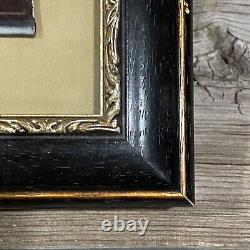 1860's Antique Framed & Mounted Tintype Photo Civil War Brothers Pre/Post War
