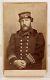1860's Civil War Cdv Photograph Of Identified Us Navy Officer Uss Potomac