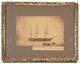 1860's Civil War United States Navy Uss Richmond Large Albumen Photograph Photo