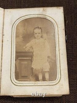 1860's Civil War Era TINTYPE Photo Album Plus Others FAMILY/SOLDIER