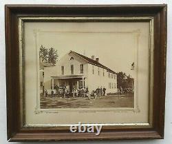 1860's Framed. People, Soldiers, Lawmen By Store Madison Wisconsin CIVIL War