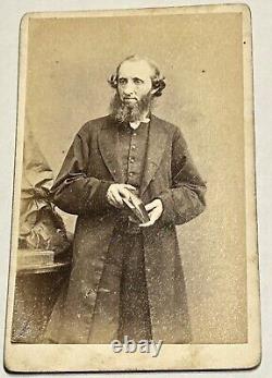 1860's cdv album Wesleyan Minister conference Presidents Wiseman, Bedford, Dixon