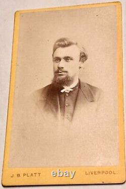 1860's cdv album Wesleyan Minister conference Presidents Wiseman, Bedford, Dixon