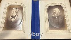 1860's cdv album Wesleyan Minister conference Presidents Wiseman, Bedford, Dixon