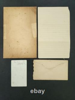 1860s-80s antique LETTERS PHOTO elkrun oh BAKER family CIVIL WAR pension politic