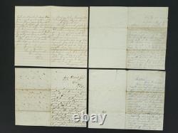 1860s-80s antique LETTERS PHOTO elkrun oh BAKER family CIVIL WAR pension politic