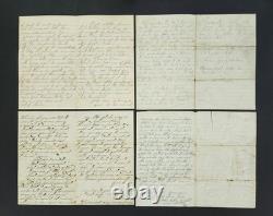 1860s-80s antique LETTERS PHOTO elkrun oh BAKER family CIVIL WAR pension politic