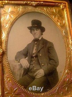 1860s CIVIL WAR Id'd Georgetown DELAWARE Sheriff HUNTED DESERTERS In UNIFORM