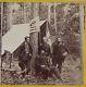 1860s Civil War Stereoview Photo Of 4 Union Army Generals In Field Camp By Brady