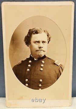 1860s CIVIL WAR UNION CIVIL WAR GENERAL William W. Averell CABINET CARD PHOTO