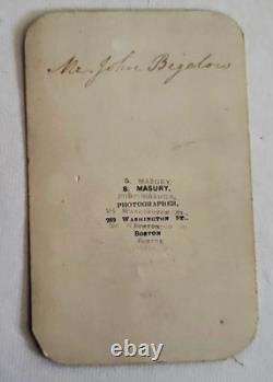 1860s Civil War CDV Capt John Bigelow Gettysburg Hero 9th Mass Battery Boston