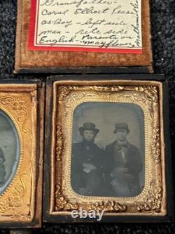 1860s Family Photo Album Tintype Cherokee Ancestry Research lot cdv civil war
