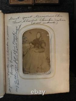 1860s Family Photo Album Tintype Cherokee Ancestry Research lot cdv civil war