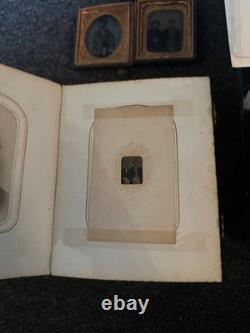 1860s Family Photo Album Tintype Cherokee Ancestry Research lot cdv civil war