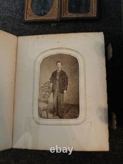 1860s Family Photo Album Tintype Cherokee Ancestry Research lot cdv civil war