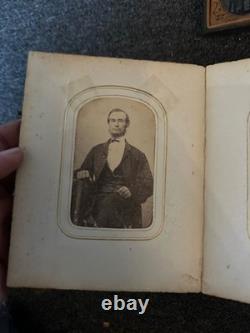 1860s Family Photo Album Tintype Cherokee Ancestry Research lot cdv civil war