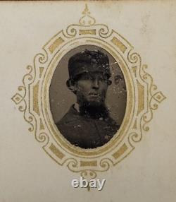 1860s Gem Tintype Album 44 Photos Civil War Soldier Massachusetts Richardson