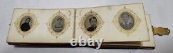 1860s Gem Tintype Album 44 Photos Civil War Soldier Massachusetts Richardson