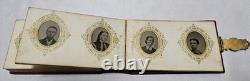 1860s Gem Tintype Album 44 Photos Civil War Soldier Massachusetts Richardson