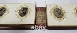 1860s Gem Tintype Album 44 Photos Civil War Soldier Massachusetts Richardson