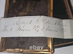 1860s IDENTIFIED Cased Tintype of a Civil War Captain
